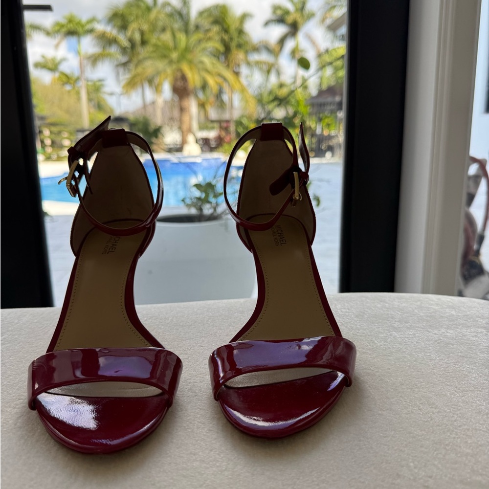 Michael Kors Glossy Red Heels